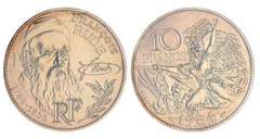 10 francs (200 Aniversario del Nacimiento de Francois Rude) from France