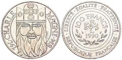100 francs (Charlemagne) from France