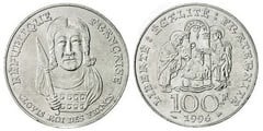 100 francs (Rey Clovis I) from France