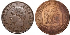 5 centimes (Napoleón III) from France