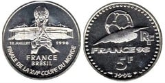 5 francs (Copa del Mundo de Futbol 1998) from France