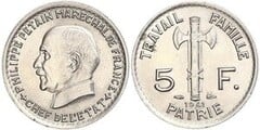 5 francs from France