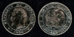 2 centimes (Napoleon III) from France