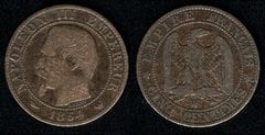 5 centimes (Napoleón III) from France