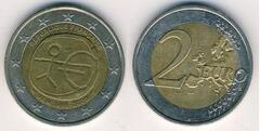2 euro (10 Aniversario de la Unión Económica Monetaria / UEM) from France