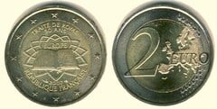 2 euro (50 Aniversario del Tratado de Roma) from France