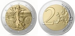 2 euro (XXXIII Olympic Games - Paris 2024 - Boxing) from France