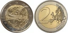 2 euro (XXXIII Juegos Olímpicos de Verano - París 2024 - Antorcha Olímpica) from France
