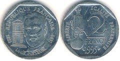 2 francs (100 Aniversario de la Muerte de Louis Pasteur) from France