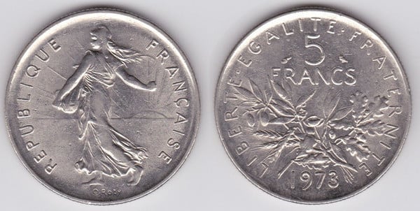 Photo of 5 francs