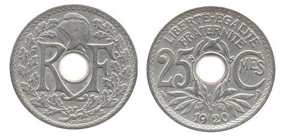 Photo of 25 centimes