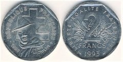 2 francs (Jean Moulin) from France