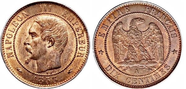 Photo of 10 centimes (Napoleón III)