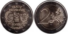 2 euro (50 Aniversario del Tratado del Eliseo) from France