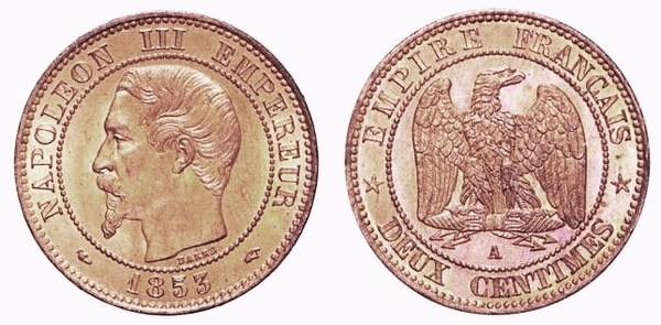 Photo of 2 centimes (Napoleón III)