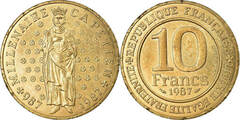 10 francs (Milenario del Rey Capeto) from France