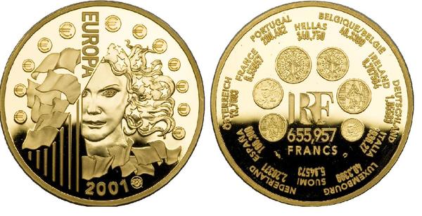 Photo of 65.5957 francs (Series de Conversión al Euro)