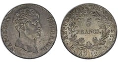 5 francs (Napoleon I) from France