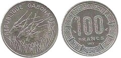 100 francs CFA from Gabon