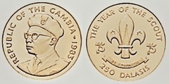 250 dalasis (Year of the Explorer) from Gambia