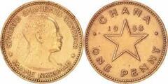 1 penny from Ghana
