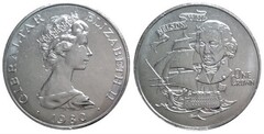 1 crown (175th Anniversary of Nelson's Death) from Gibraltar