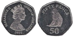 50 pence from Gibraltar