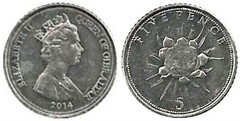 5 pence from Gibraltar