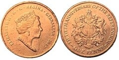 1 penny (50th Anniversary of the Referendum) from Gibraltar
