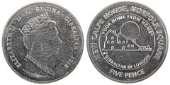 5 pence (Official logo of Casa Calpe) from Gibraltar