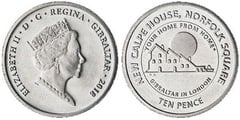 10 pence (Official logo of Casa Calpe) from Gibraltar