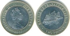 2 pounds (Battle of Trafalgar) from Gibraltar
