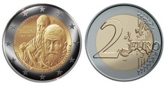 2 euro (400th Anniversary of the Death of Domenikos Theotokopoulos - El Greco) from Greece