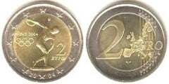 2 euro (Juegos Olímpicos de Atenas 2004) from Greece