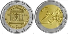 2 euro (200 Aniversario de la Constitución Griega) from Greece