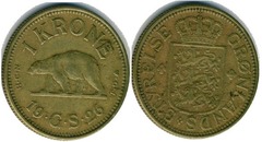 1 krone from Greenland
