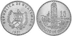10 centavos from Guatemala