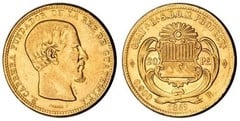 20 pesos (Rafael Carrera) from Guatemala