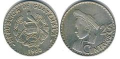 25 centavos from Guatemala