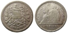 2 reales from Guatemala