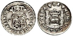1 1/2 real (Ferdinand VI) from Guatemala