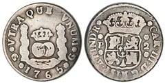 2 reales (Charles III) from Guatemala