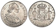 2 reales (Charles IV) from Guatemala