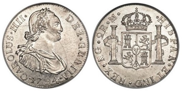 Photo of 2 reales (Carlos IV)