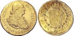 1 escudo (Charles IV) from Guatemala