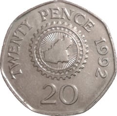 20 pence from Guernsey