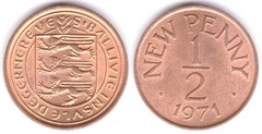 1/2 new penny from Guernsey