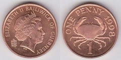 1 penny from Guernsey