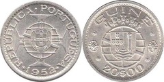 20  escudos (Portuguese Guinea) from Guinea-Bissau