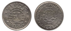 10 escudos (Portuguese Guinea) from Guinea-Bissau